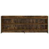 TV Cabinet 135 x 33 x 47 cm Smoked Oak Engineered Wood 8011231