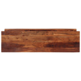 TV Cabinet with Doors 112x30x40 cm Solid Wood Acacia 354986