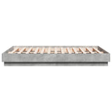 Bed Frame without Mattress Concrete Grey 120x190 cm Small Double 3209887