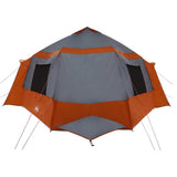 Cabin Tent 12-Person Grey and Orange 405 x 405 x 273 cm 42001100