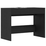 Desk Black Oak 101x50x76.5 cm Engineered Wood 862080