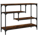Console Table Smoked Oak 100x30x75 cm Engineered Wood 838915