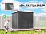 5 x 3.5ft Metal Garden Storage Shed with Effortless Assembly and 2 Pairs of Gloves, Waterproof T3398P554364