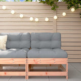 Middle Sofa with Cushions Solid Wood Douglas 825553