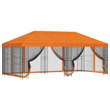 6 x 3 m Orange Polyester and Steel 190 3376002