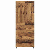 Highboard Old Wood 69.5 x 34 x 180 cm Engineered Wood 3415800