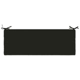 2-Piece Bench Cushions SOEST 2 pcs 100% Polyester Black 949749