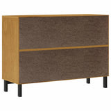 Drawer Cabinet FLAM 110x40x80 cm Solid Wood Pine 376070