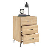 Bedside Cabinet Sonoma Oak 40x40x66 cm Engineered Wood 827679