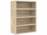 CD Storage Rack 4 pcs Sonoma Oak 40 x 17 x 17 cm 8012714