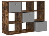 Sideboard with Drawer Smoked Oak 102 x 31 x 99.5 cm 8000496