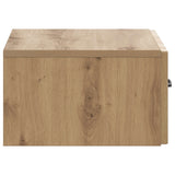 Wall-Mounted Bedside Cabinet 2 pcs Artisan Oak Engineered Wood 898974