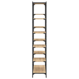 Bookshelf Sonoma Oak 100x32x170 cm Engineered Wood and Iron 832789