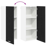 Hanging Cabinet Black Oak 40 x 31 x 100 cm Engineered Wood 884339
