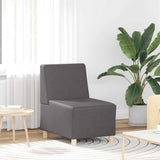 Modular Sofa Unit Armless 3 pcs Grey 55 x 74 x 82 cm 3399814