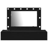 Dressing Table Black 100 x 40 x 70 cm Engineered Wood 865236
