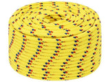 Multipurpose Utility Rope 12 mm 250 m Yellow PP 930 kg Max Load 3473299