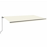 Manual Retractable Awning 600x350 cm Cream 3069237