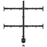 ZNTS Monitor Mount Black Steel VESA 75/100 mm 358004
