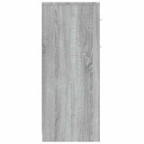 Bathroom Cabinet Grey Sonoma 60x33x80 cm Engineered Wood 815664