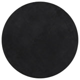 Rug HUARTE Short Pile Soft and Washable Black 120 cm 375124