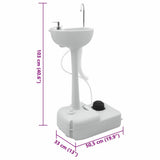 Camping Handwash Stand Grey 50.5 x 33 x 103 cm 42001430