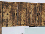 Wall Cabinet PORTO Smoked Oak 50 x 31 x 100 cm Engineered Wood 885480