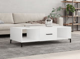 Coffee Table White 102x50x40 cm Engineered Wood 829300
