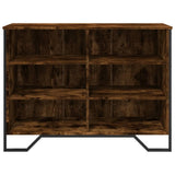 Sideboard Smoked Oak 101x35.5x74.5 cm Engineered Wood 848556