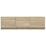 TV Cabinet with LED Sonoma Oak 140 x 34 x 40 cm Engineered Wood 3418712