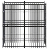 Outdoor Dog Kennel Steel 1.84 m 171472