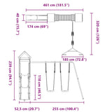 Outdoor Playset Solid Wood Pine 3279106