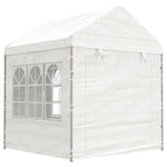 Gazebo with Roof White 4.46x2.28x2.69 m Polyethylene 3155478