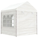 Gazebo with Roof White 4.46x2.28x2.69 m Polyethylene 3155478