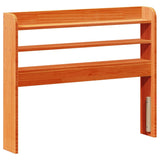 Bed Frame without Mattress Wax Brown 100x200 cm Solid Wood Pine 3306935