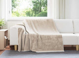 Throw Blanket Beige 150 x 200 cm 1.64 kg Fleece 42016974