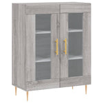 Highboard Grey Sonoma 69.5x34x180 cm Engineered Wood 3189307