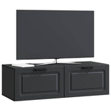 Wall-Mounted TV Cabinet Black 98 x 41 x 30 cm Engineered Wood 899376