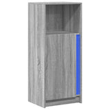 Sideboard with LED Grey Sonoma 42.5x34x100 cm Engineered Wood 852157