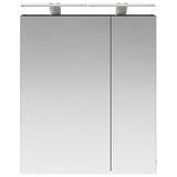 Bathroom Mirror Cabinet Black Oak 60 x 14.5 x 70 cm 889064