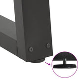 Dining Table Legs V-Shape 2 pcs Anthracite 70x cm Steel 4012570