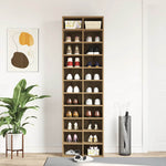 ZNTS Shoe Cabinet Artisan Oak 54x34x183 cm Engineered Wood 859385