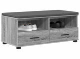 Hall Bench with Cushion with Drawer Grey Sonoma 80 x 38 x 46 cm 891461