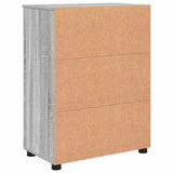 Bathroom Cabinet with Storage Grey Sonoma 60 x 35 x 80 cm 883310