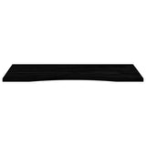 Desk Top Dark Brown 100x60x2.5 cm Solid Wood Oak Rectangular 4009033