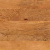 Side Cabinet Brown and Black 40x33.5x75 cm Solid Wood Mango 356807