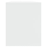 TV Cabinet White 130x35x50 cm Engineered Wood 809584
