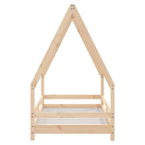 Kids Bed Frame 80x160 cm Solid Wood Pine 834489