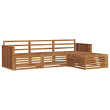 Outdoor Sofa Set Natural 249.5 x 162.5 x 73 cm 3373254