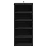 Shoe Cabinets 2 pcs Black 31.5x35x70 cm Engineered Wood 808984